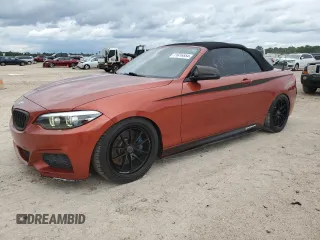 2018 BMW 2 Series M240i with VIN WBA2N1C51JVC28147, listed as a Copart auction lot 71616554 with 54,819 mi miles and Non Repairable. Bid and sale history available at carsss.com. Image 1.