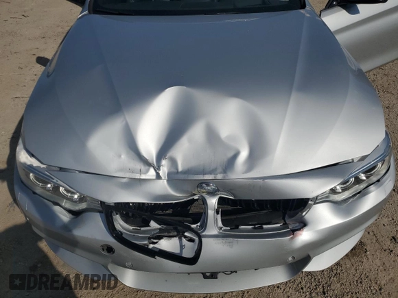 2016 BMW 4 Series 435i xDrive z VIN WBA3R5C55GK373134, wystawiony jako Copart lot #80116324 z przebiegiem 87 013 mil mil oraz Szkoda całkowita • Salvage title. Historia ofert i sprzedaży dostępna na DreamBid. Obrazek 12.