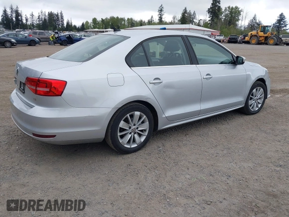 2015 Volkswagen Jetta SE with VIN 3VWD07AJ9FM230298, listed as a IAAI auction lot 42139675 with 108,025 mi miles and . Bid and sale history available at DreamBid. Image 4.