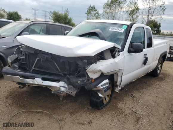 2007 Chevrolet Silverado 1500 Classic LT1 with VIN 1GCEC19XX7Z140940, listed as a Copart auction lot 69942634 with 260,883 mi miles and Salvage Title. Bid and sale history available at carsss.com. Image 1.