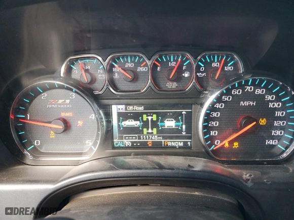 2015 Chevrolet Silverado 3500HD LTZ with VIN 1GC4K0E80FF652021, listed as a Copart auction lot 46322705 with 111,745 mi miles and Salvage Title. Bid and sale history available at carsss.com. Image 9.