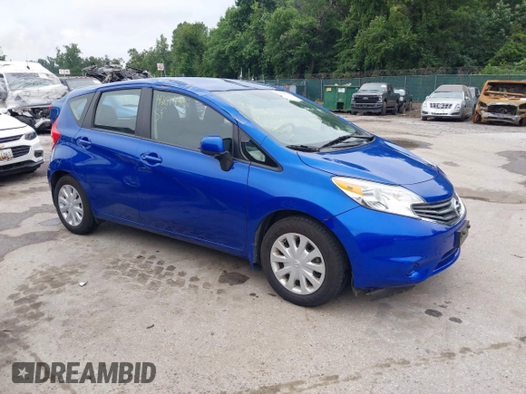 2014 Nissan Note S Plus with VIN 3N1CE2CP1EL408300, listed as a IAAI auction lot 42614306 with 49,963 mi miles and . Bid and sale history available at DreamBid. Image 1.