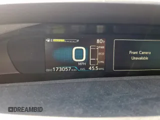 2020 Toyota Prius L Eco with VIN JTDKARFU5L3113076, listed as a Copart auction lot 53836265 with 173,057 mi miles and Salvage Title. Bid and sale history available at DreamBid. Image 9.