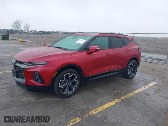 2021 Chevrolet Blazer RS z VIN 3GNKBKRS1MS526890, wystawiony jako IAAI lot #42072714 z przebiegiem 86 396 mil mil oraz . Historia ofert i sprzedaży dostępna na DreamBid. Obrazek 21.