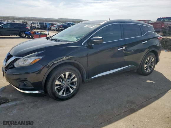 2015 Nissan Murano SL with VIN 5N1AZ2MG2FN257939, listed as a Copart auction lot 49538995 with 47,135 mi miles and Salvage Title. Bid and sale history available at carsss.com. Image 1.