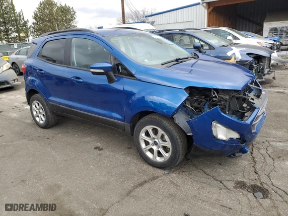 2018 Ford EcoSport SE with VIN MAJ6P1UL7JC168935, listed as a Copart auction lot 47498215 with 0 mi miles and Salvage Title. Bid and sale history available at carsss.com. Image 4.