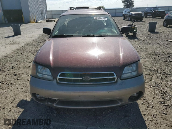 2001 Subaru Legacy Outback with VIN 4S3BH675717608564, listed as a Copart auction lot 65392465 with 232,264 mi miles and Salvage title. Bid and sale history available at DreamBid. Image 5.