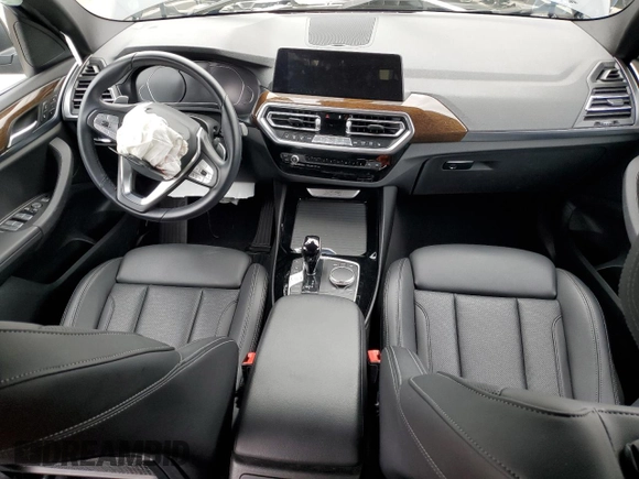 2022 BMW X3 sDrive30i with VIN WBX47DP01NN148035, listed as a Copart auction lot 53548425 with Not Provided miles and Salvage Title. Bid and sale history available at DreamBid. Image 8.