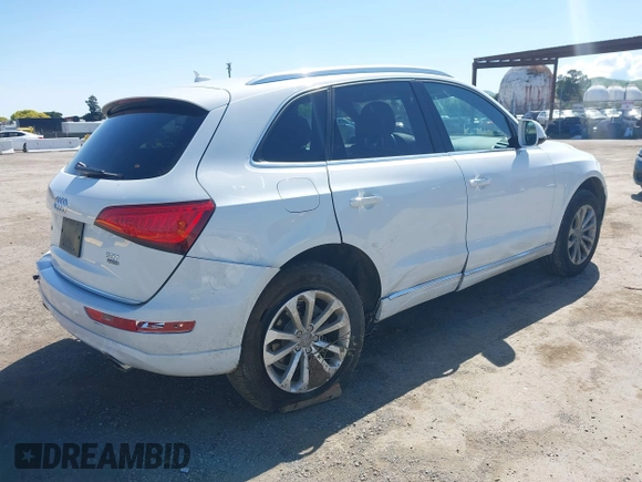 2015 Audi Q5 Premium Plus with VIN WA1LFAFP6FA096946, listed as a IAAI auction lot 41956824 with 97,328 mi miles and . Bid and sale history available at DreamBid. Image 4.
