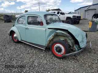1964 Volkswagen Beetle with VIN 6441255, listed as a Copart auction lot 56974525 with 2,403 mi miles and Salvage title. Bid and sale history available at DreamBid. Image 4.