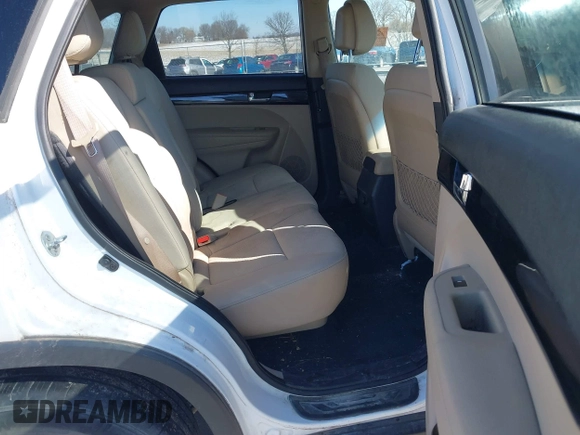 2011 Kia Sorento LX with VIN 5XYKT3A1XBG130115, listed as a IAAI auction lot 41844149 with 202,443 mi miles and . Bid and sale history available at carsss.com. Image 8.