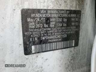 2012 Hyundai Elantra Limited z VIN 5NPDH4AE6CH071528, wystawiony jako Copart lot #49171385 z przebiegiem 117 352 mil mil oraz Szkoda całkowita • Salvage title. Historia ofert i sprzedaży dostępna na DreamBid. Obrazek 13.