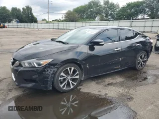 2018 Nissan Maxima S with VIN 1N4AA6AP0JC388837, listed as a Copart auction lot 65111565 with 126,641 mi miles and Salvage title. Bid and sale history available at DreamBid. Image 1.