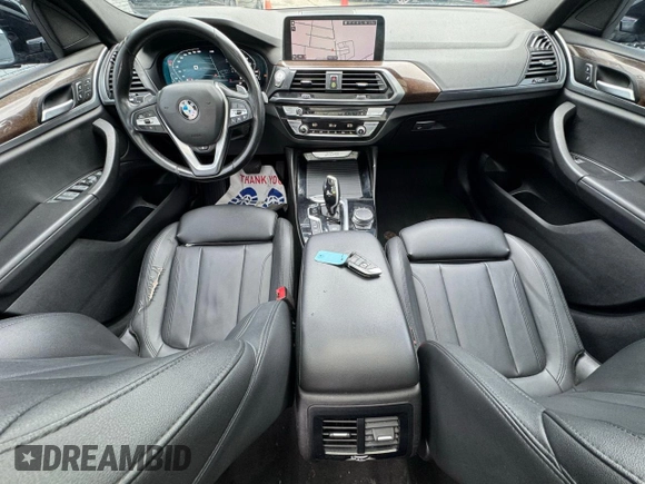 2021 BMW X4 xDrive30i with VIN 5UX2V1C06M9G72451, listed as a Copart auction lot 65089695 with 110,879 mi miles and Clean title. Bid and sale history available at DreamBid. Image 9.