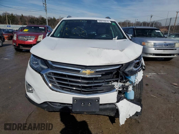 2018 Chevrolet Equinox Premier with VIN 3GNAXMEV1JS596362, listed as a Copart auction lot 44212615 with 54,173 mi miles and Salvage Title. Bid and sale history available at carsss.com. Image 5.