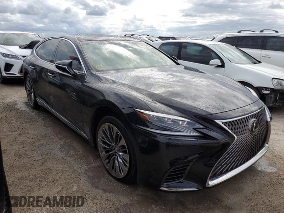 2018 Lexus LS 500 z VIN JTHB5LFF8J5000824, wystawiony jako Copart lot #74479734 z przebiegiem 25 959 mil mil oraz Nie do naprawy • Non repairable. Historia ofert i sprzedaży dostępna na DreamBid. Obrazek 4.