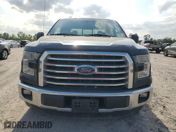 2015 Ford F-150 XL with VIN 1FTEW1CP2FKF01388, listed as a Copart auction lot 53575735 with 236,719 mi miles and Salvage title. Bid and sale history available at DreamBid. Image 5.
