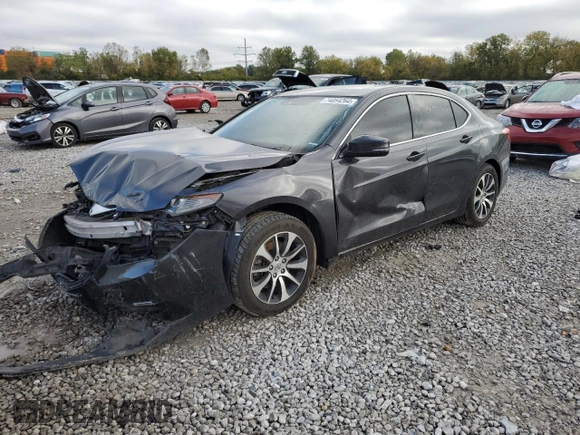 2015 Acura TLX Tech with VIN 19UUB1F59FA007473, listed as a Copart auction lot 74054264 with 129,312 mi miles and Salvage Title. Bid and sale history available at carsss.com. Image 1.