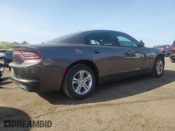 2016 Dodge Charger SE with VIN 2C3CDXBG1GH347996, listed as a Copart auction lot 55167675 with 7,725 mi miles and Salvage Title. Bid and sale history available at carsss.com. Image 3.