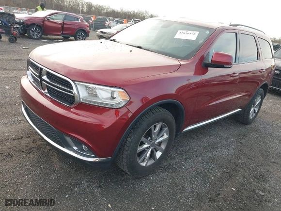 2014 Dodge Durango Limited with VIN 1C4RDJDG0EC461942, listed as a IAAI auction lot 41856478 with 120,883 mi miles. Bid and sale history available at carsss.com. Image 2.
