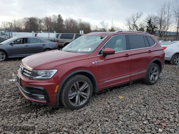2019 Volkswagen Tiguan SE with VIN 3VV2B7AX7KM060351, listed as a Copart auction lot 50625165 with 48,329 mi miles and Salvage Title. Bid and sale history available at carsss.com. Image 1.