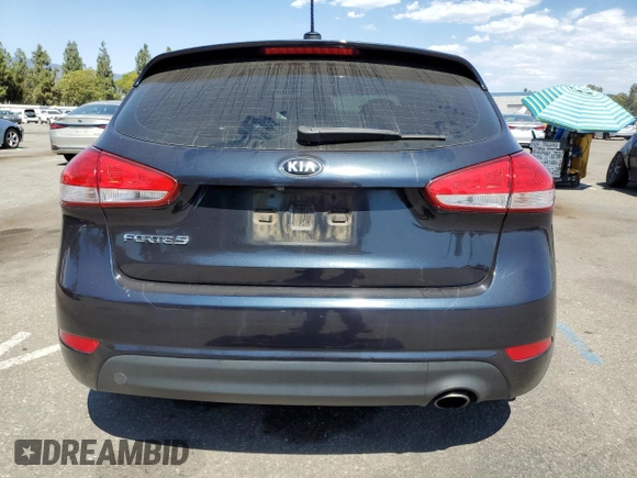 2017 Kia Forte LX with VIN KNAFK5A81H5698815, listed as a Copart auction lot 70346154 with 96,945 mi miles and Salvage Title. Bid and sale history available at carsss.com. Image 6.