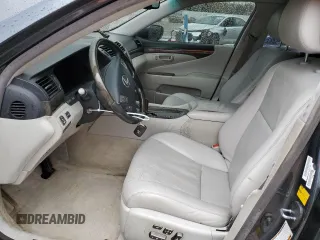 2007 Lexus LS 460 with VIN JTHBL46F075041503, listed as a Copart auction lot 50299465 with 192,076 mi miles and Salvage Title. Bid and sale history available at DreamBid. Image 7.