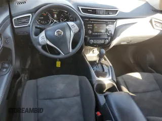 2016 Nissan Rogue SV with VIN KNMAT2MV8GP643775, listed as a Copart auction lot 47110385 with 114,330 mi miles and Salvage Title. Bid and sale history available at carsss.com. Image 8.