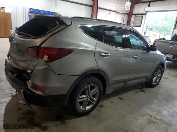 2017 Hyundai Santa Fe Sport 2.4L with VIN 5XYZU3LB2HG440981, listed as a Copart auction lot 53853205 with 53,628 mi miles and Salvage Title. Bid and sale history available at carsss.com. Image 3.