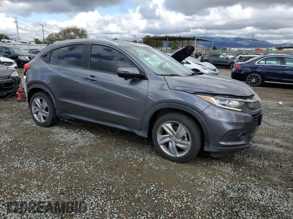 2019 Honda HR-V EX with VIN 3CZRU5H51KM729515, listed as a Copart auction lot 48258635 with 109,180 mi miles and Salvage Title. Bid and sale history available at carsss.com. Image 4.