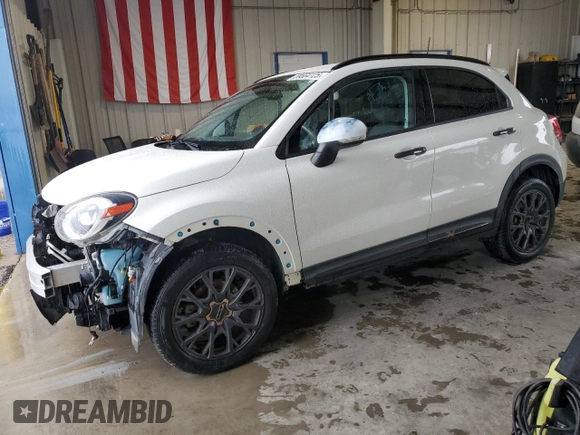 2019 FIAT 500X Urbana Edition z VIN ZFBNFYB10KP796108, wystawiony jako Copart lot #59664125 z przebiegiem 38 435 mil mil oraz Szkoda całkowita • Salvage title. Historia ofert i sprzedaży dostępna na DreamBid. Obrazek 1.