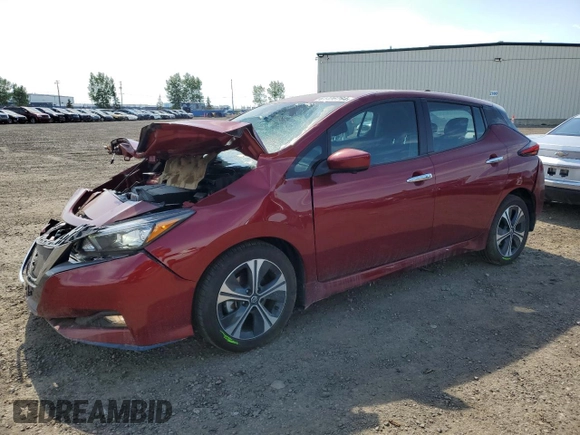 2022 Nissan LEAF SV Plus with VIN 1N4BZ1CV7NC555289, listed as a Copart auction lot 61406764 with 12,658 mi miles and Clean Title. Bid and sale history available at DreamBid. Image 1.