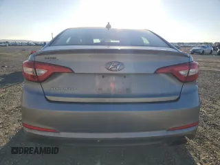 2017 Hyundai Sonata 2.4L with VIN 5NPE24AF7HH520821, listed as a Copart auction lot 43833435 with 107,450 mi miles and Salvage Title. Bid and sale history available at carsss.com. Image 6.