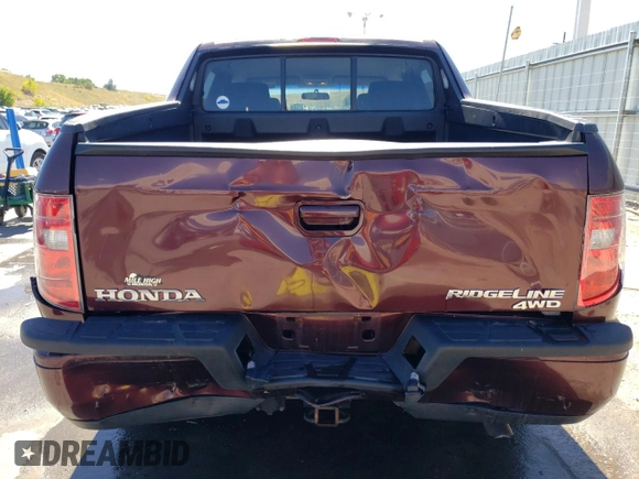 2009 Honda Ridgeline RTS with VIN 2HJYK16459H500530, listed as a Copart auction lot 72944764 with 87,047 mi miles and Salvage Title. Bid and sale history available at carsss.com. Image 6.