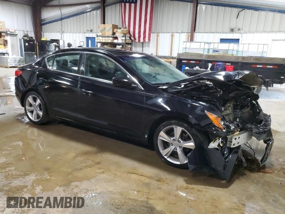 2013 Acura ILX Premium with VIN 19VDE1F5XDE020550, listed as a Copart auction lot 49076205 with 157,000 mi miles and Salvage title. Bid and sale history available at DreamBid. Image 4.