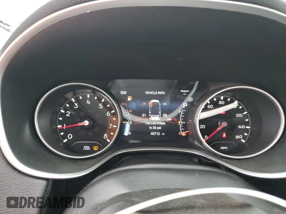 2020 Jeep Compass Limited z VIN 3C4NJDCB4LT216383, wystawiony jako Copart lot #63049845 z przebiegiem 45 712 mil mil oraz Czysty tytuł • Clean title. Historia ofert i sprzedaży dostępna na DreamBid. Obrazek 9.