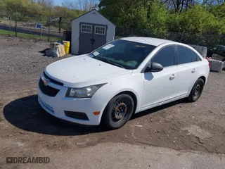 2012 Chevrolet Cruze LS with VIN 1G1PC5SH2C7240340, listed as a IAAI auction lot 42069654 with 122,410 mi miles. Bid and sale history available at carsss.com. Image 2.