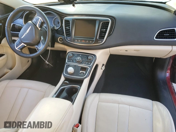 2016 Chrysler 200 C with VIN 1C3CCCCB8GN119807, listed as a Copart auction lot 87462224 with 59,319 mi miles and Salvage Title. Bid and sale history available at DreamBid. Image 8.