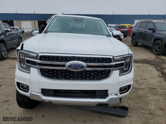 2024 Ford Ranger LARIAT with VIN 1FTER4KH6RLE01036, listed as a Copart auction lot 48386655 with 2,001 mi miles and Salvage Title. Bid and sale history available at carsss.com. Image 5.