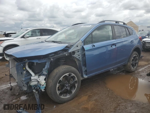 2021 Subaru Crosstrek Premium z VIN JF2GTAPC5MH651869, wystawiony jako Copart lot #58562815 z przebiegiem 32 471 mil mil oraz Szkoda całkowita • Salvage title. Historia ofert i sprzedaży dostępna na DreamBid. Obrazek 1.