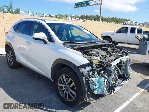 2016 Lexus NX 200t with VIN JTJBARBZ7G2087221, listed as a IAAI auction lot 41493452 with 69,163 mi miles and . Bid and sale history available at DreamBid. Image 1.