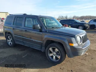 2017 Jeep Patriot High Altitude with VIN 1C4NJRFB4HD154960, listed as a IAAI auction lot 41858204 with 82,323 mi miles. Bid and sale history available at carsss.com. Image 1.