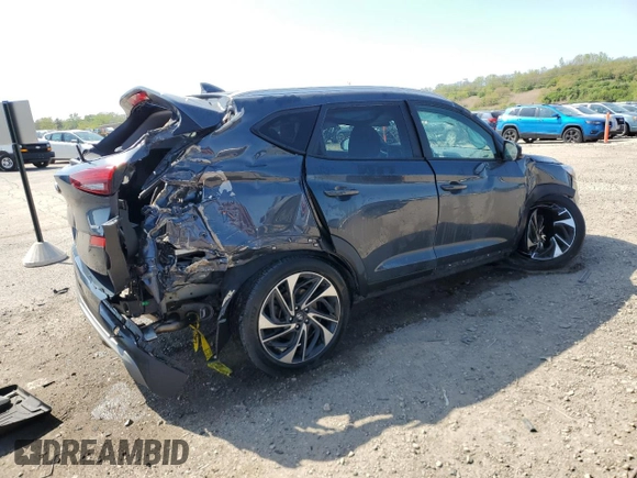 2019 Hyundai Tucson Sport z VIN KM8J3CAL8KU065157, wystawiony jako Copart lot #54242965 z przebiegiem 34 999 mil mil oraz Szkoda całkowita • Salvage title. Historia ofert i sprzedaży dostępna na DreamBid. Obrazek 3.