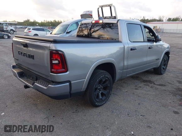 2025 Ram 1500 Big Horn with VIN 1C6RREFG9SN527515, listed as a IAAI auction lot 41952115 with 8,009 mi miles and . Bid and sale history available at DreamBid. Image 4.