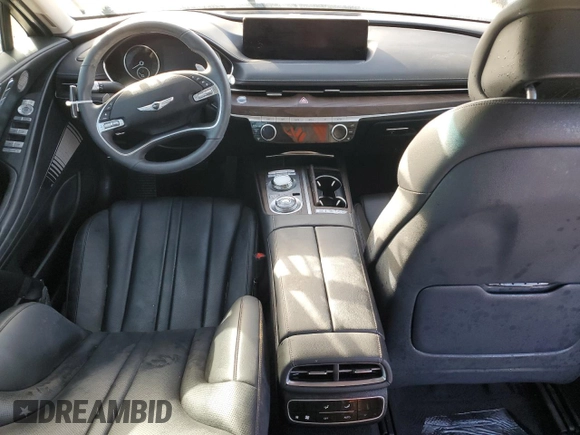 2023 Genesis G80 2.5T with VIN KMTGB4SC1PU150792, listed as a Copart auction lot 74709684 with 0 mi miles and Non Repairable. Bid and sale history available at carsss.com. Image 8.