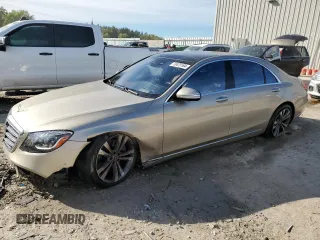 2020 Mercedes-Benz S with VIN WDDUG8GB3LA501004, listed as a Copart auction lot 73473184 with 35,068 mi miles and Salvage Title. Bid and sale history available at carsss.com. Image 1.