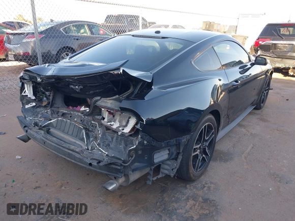 2019 Ford Mustang EcoBoost with VIN 1FA6P8TH1K5168568, listed as a IAAI auction lot 41681821 with 116,302 mi miles and . Bid and sale history available at carsss.com. Image 4.