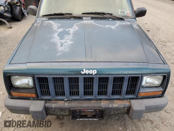 1997 Jeep Cherokee SE with VIN 1J4FJ28S0VL546175, listed as a Copart auction lot 89046155 with 0 mi miles and Non Repairable. Bid and sale history available at carsss.com. Image 12.