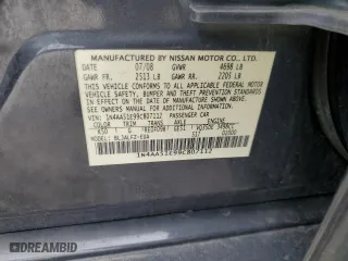 2009 Nissan Maxima 3.5 SV w/Sport Pkg with VIN 1N4AA51E99C807112, listed as a Copart auction lot 50924265 with 229,803 mi miles and Salvage Title. Bid and sale history available at carsss.com. Image 12.
