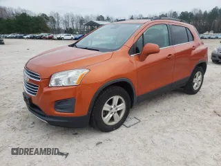 2015 Chevrolet Trax LT with VIN KL7CJRSB4FB089661, listed as a Copart auction lot 86316614 with 60,652 mi miles and Salvage Title. Bid and sale history available at carsss.com. Image 1.